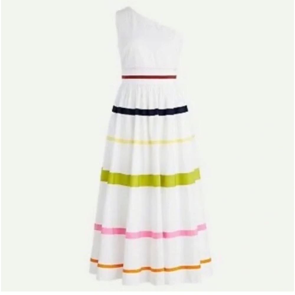 J. Crew One Shoulder Dress